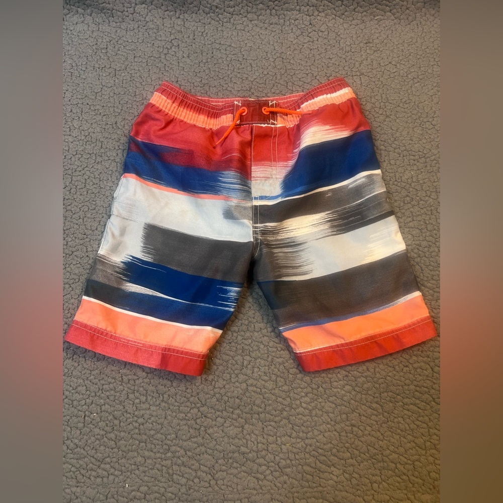 Tea Swimming Trunks Little Boys Size 6 Red And Blue